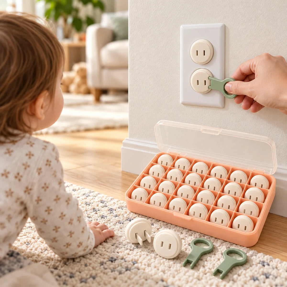 Outlet Cover Set — in use