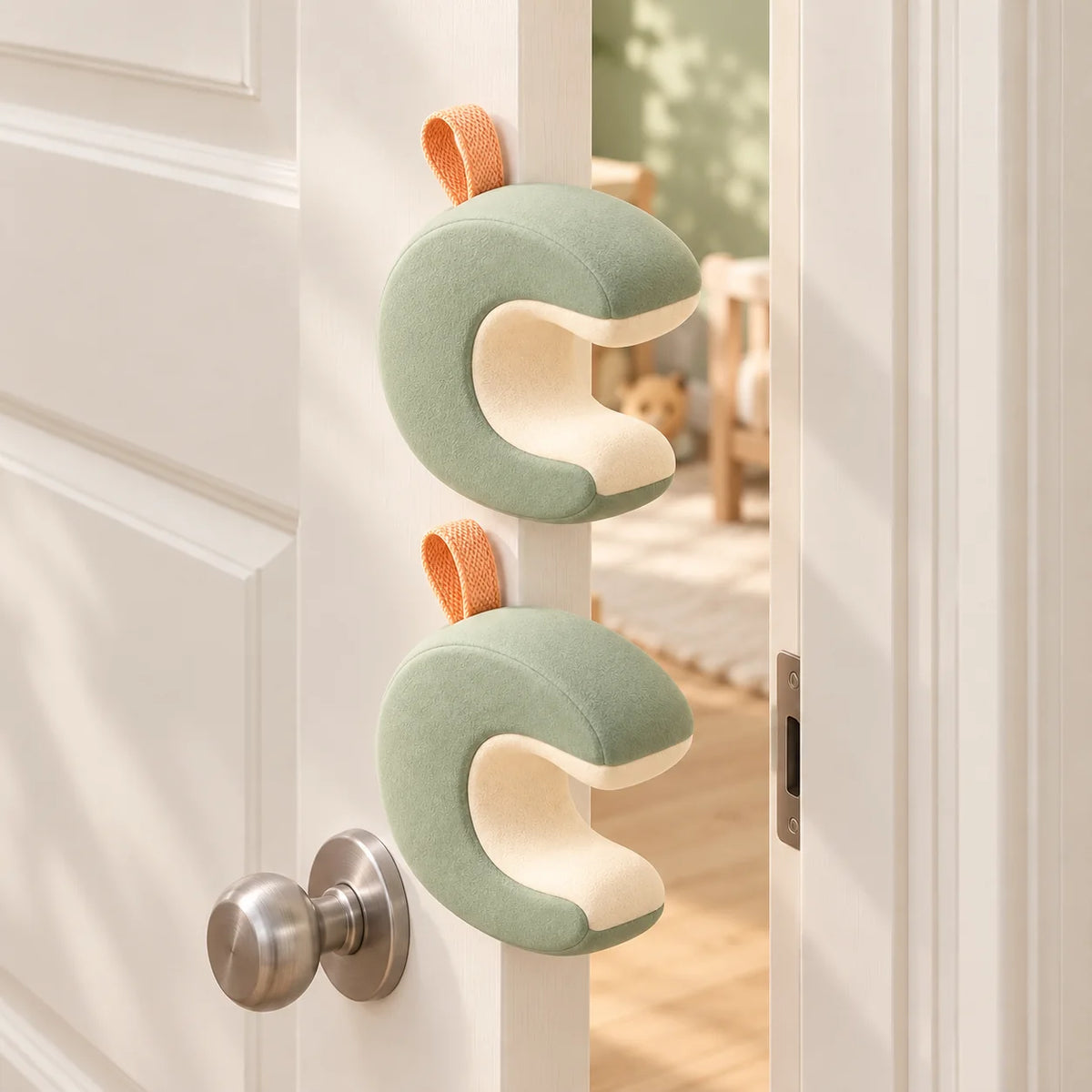 Door Pinch Guard Pair — in use