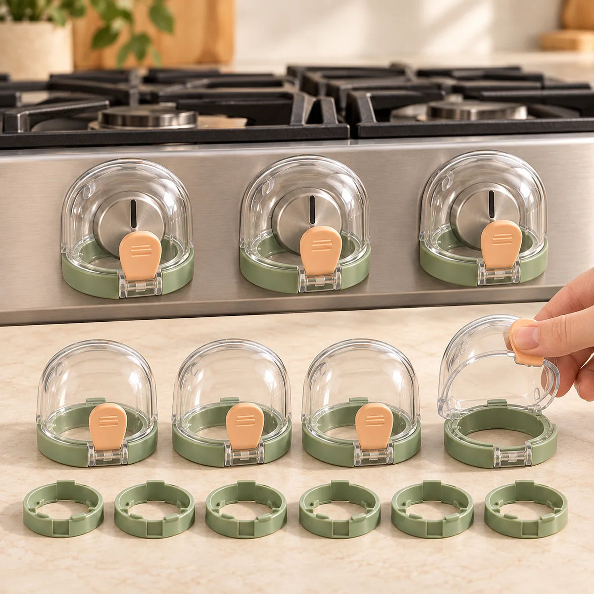 Stove Knob Cover Set — function